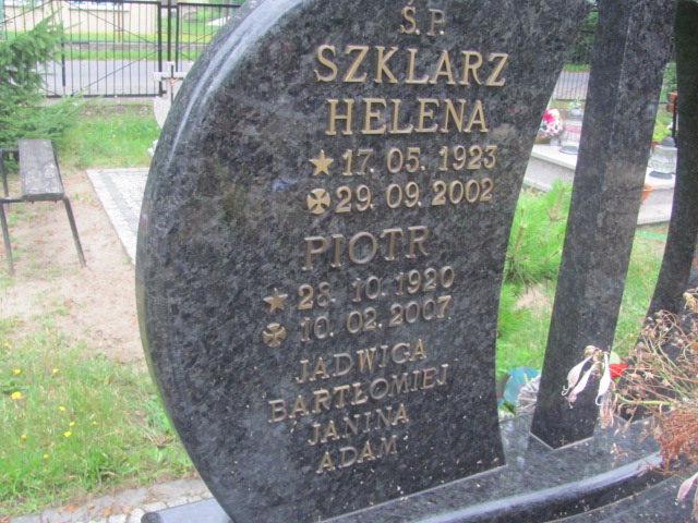 Adam Szklarz Żary 1045 - Grobonet - Wyszukiwarka osób pochowanych