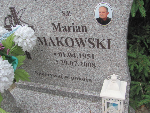 Marian Makowski 1951 Żary 1045 - Grobonet - Wyszukiwarka osób pochowanych