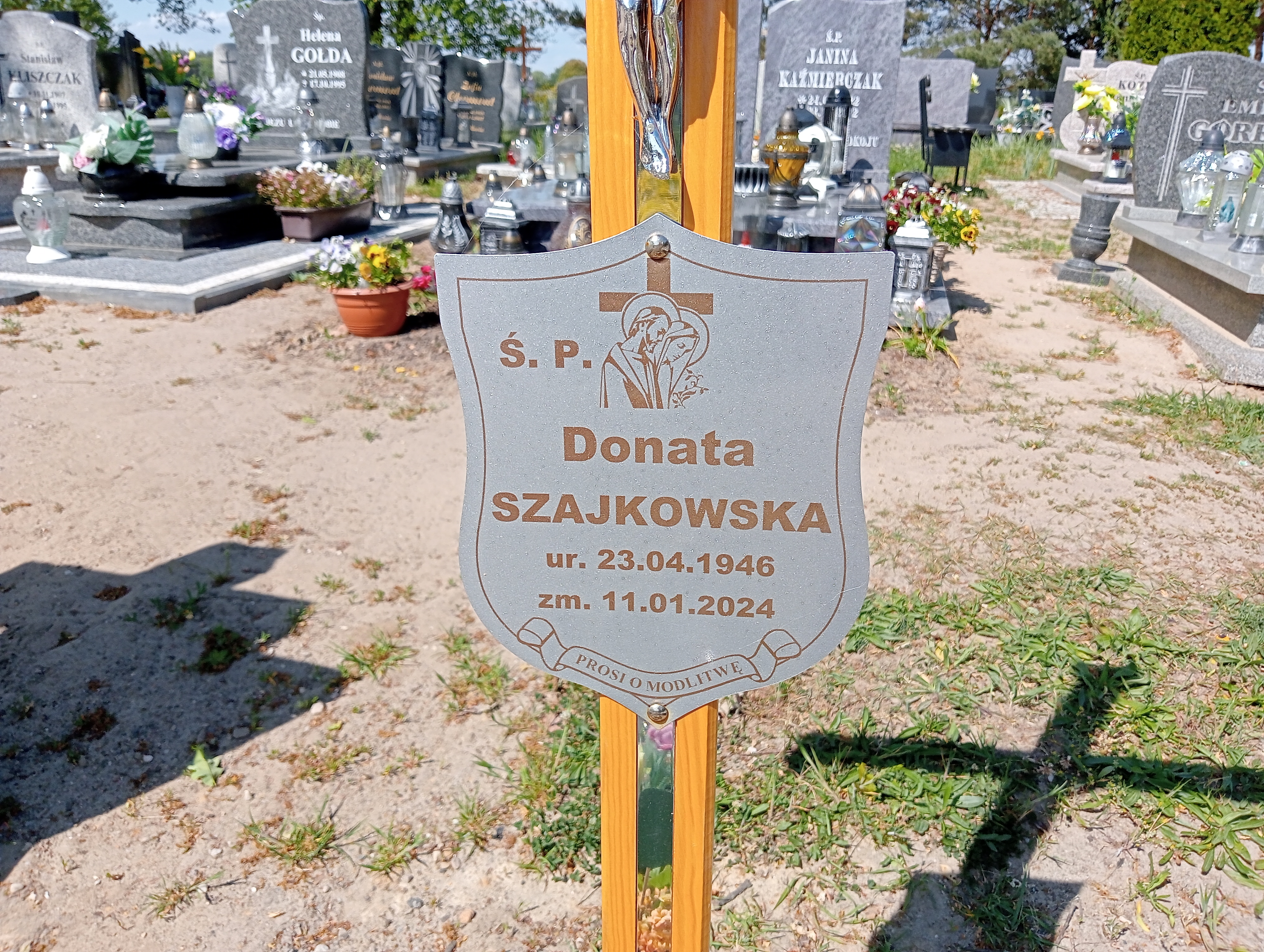 Donata Szajkowska 1946 Żary 1045 - Grobonet - Wyszukiwarka osób pochowanych