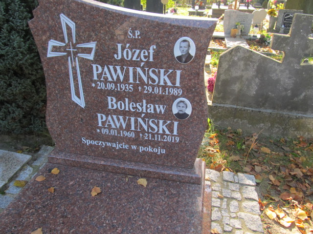 Bolesław Pawiński 1960 Żary 1045 - Grobonet - Wyszukiwarka osób pochowanych