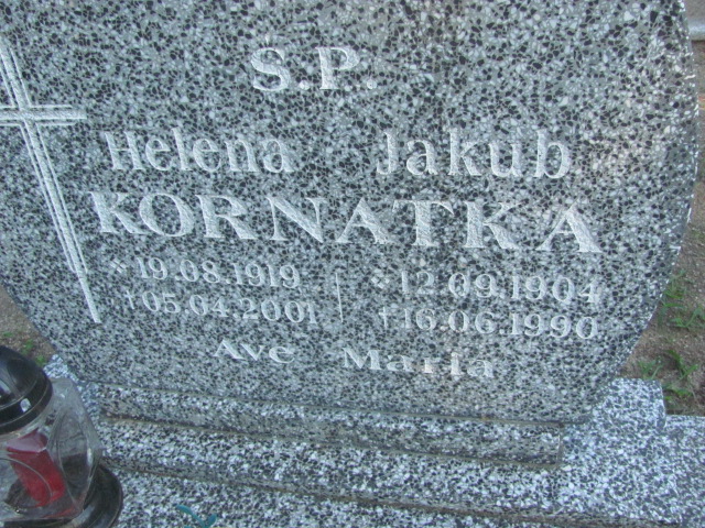 Helena Kornatka 1919 Żary 1045 - Grobonet - Wyszukiwarka osób pochowanych