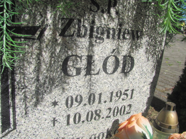 Zbigniew Głód 1951 Żary 1045 - Grobonet - Wyszukiwarka osób pochowanych