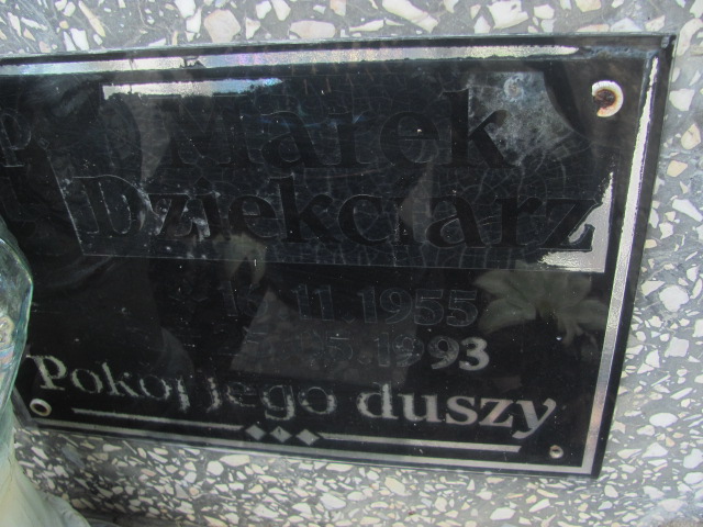 Marek Dziekcarz 1955 Żary 1045 - Grobonet - Wyszukiwarka osób pochowanych