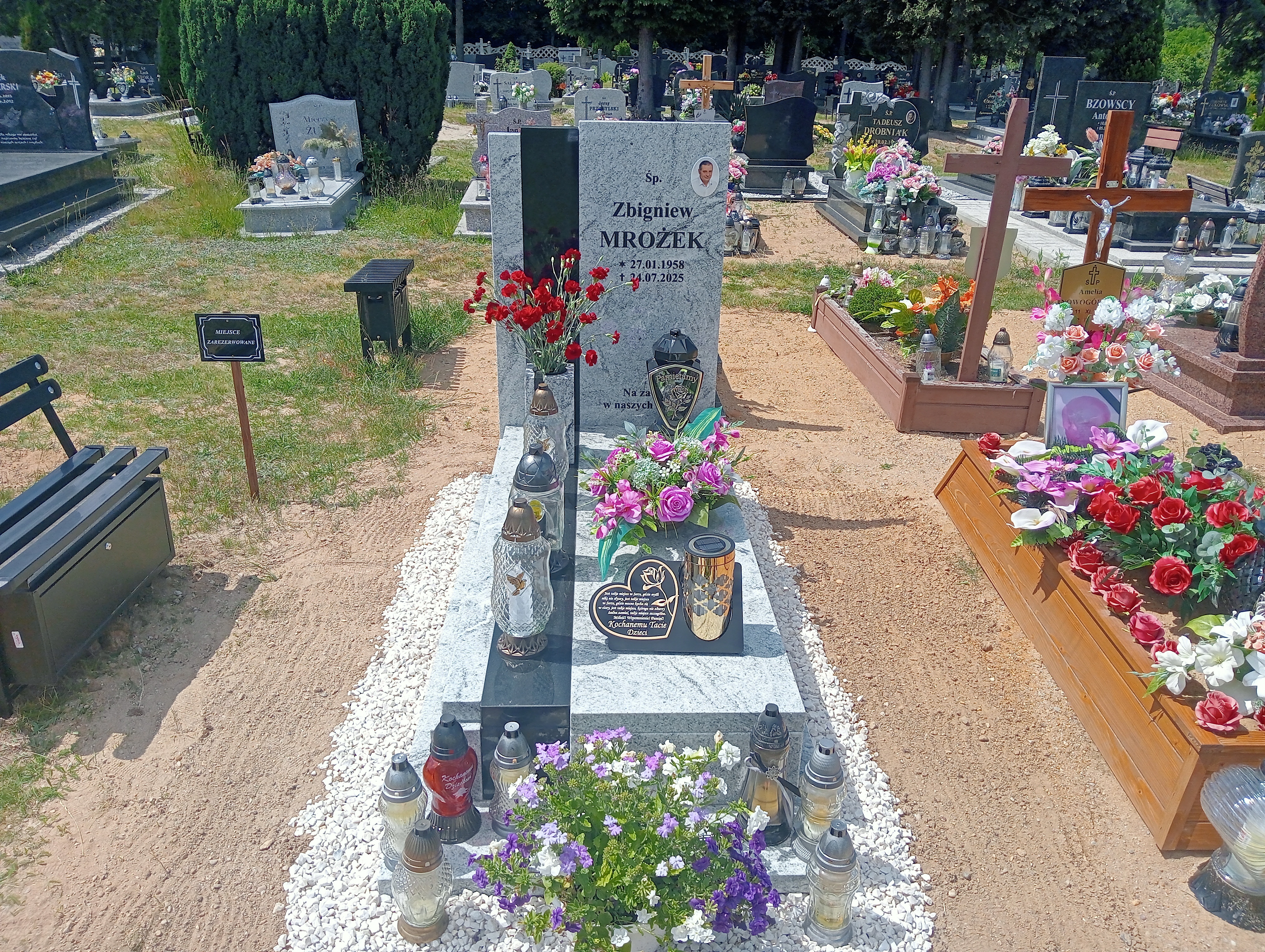 Grób Zbigniew Mrożek
