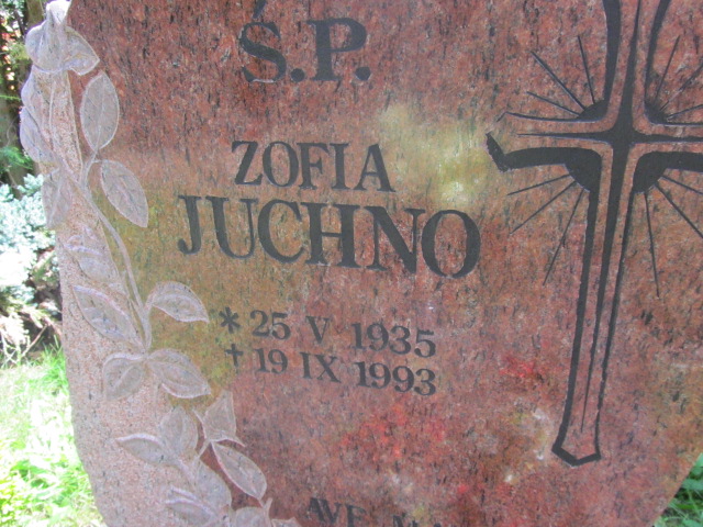 Zofia Juchno 1935 Żary 1045 - Grobonet - Wyszukiwarka osób pochowanych