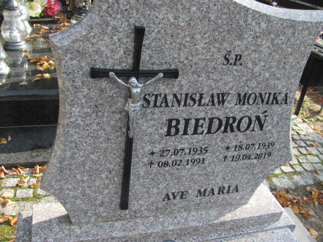 Monika Biedroń 1939 Żary 1045 - Grobonet - Wyszukiwarka osób pochowanych