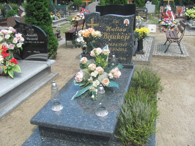Grób Halina Bizukojć
